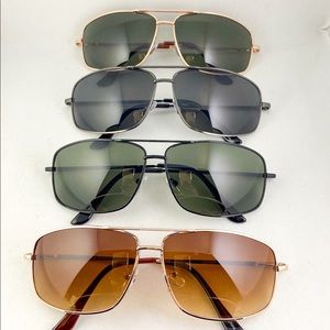 Men’s Square Aviator sunglasses